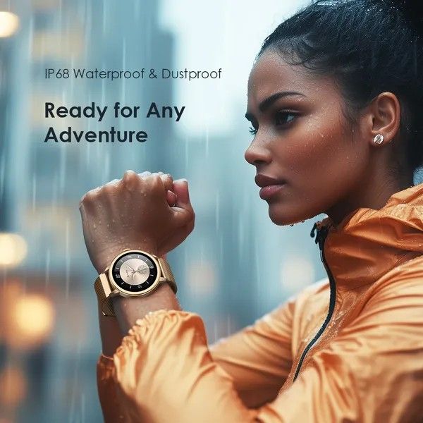 ORAIMO WATCH MUSE OSW-831N 1.32” AMOLED IP68 SMART WATCH,  FOR CLEAR  CALLS, COMES WITH 2 REPLACABLE WATCH STRAPS.