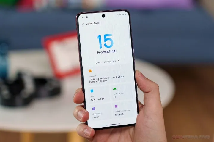 VIVO V60 5G, 6.77" AMOLED HDR10+ DISPLAY , IP68/IP69 WATER AND DUST RESISTANCE , 90W FAST CHARGING, 120Hz REFRESH RATE