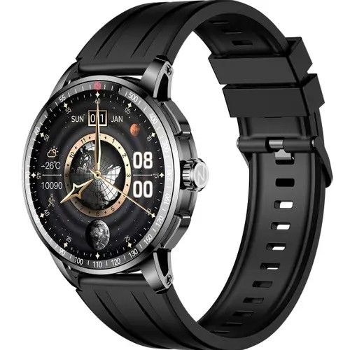 Itel Horizon ISW-N8 1.43 inch 2.5D AMOLED Screen Smart Watch Refresh Rate: 60Hz , Design: Full metal body, triple-side key, rotatable crown, Water Resistance: IP68 rated, Compatible With Android & iOS