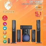 Euroken Home Theatre 5.1Ch Speaker System 120W R.M.S Sub Woofer P.M.P.O 15000W B EK-58K5
