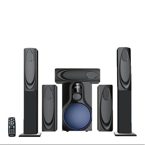 Euroken Home Theatre 5.1Ch Speaker System 120W R.M.S Sub Woofer P.M.P.O 15000W B EK-58K5