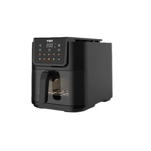 VON Air fryer 8L Slim Black VAF080DSTK