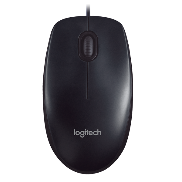 Logitech Wired Mouse M90 Black USB