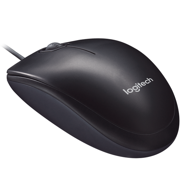 Logitech Wired Mouse M90 Black USB