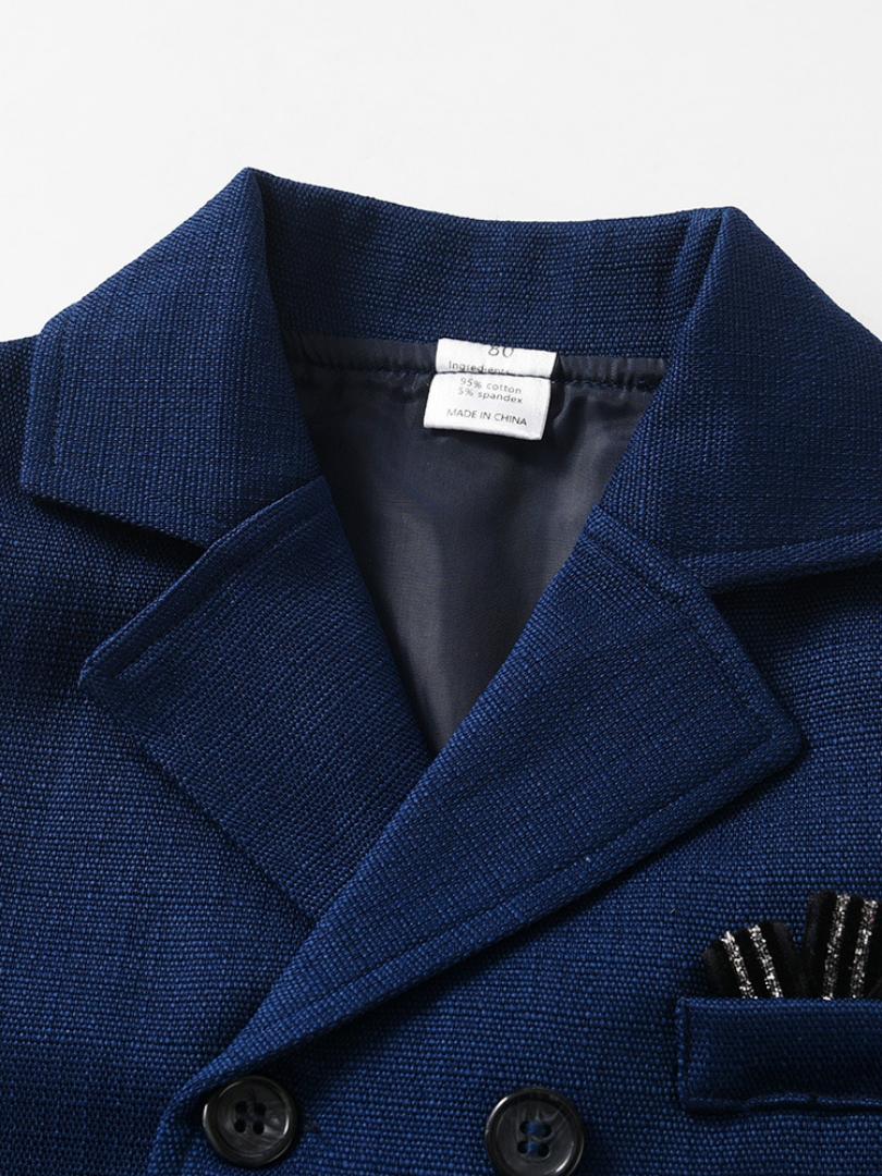 new hot wholesale kids boys clothes set toddler 2pcs suit outfit birthday toddler formal children boys blazers for wedding