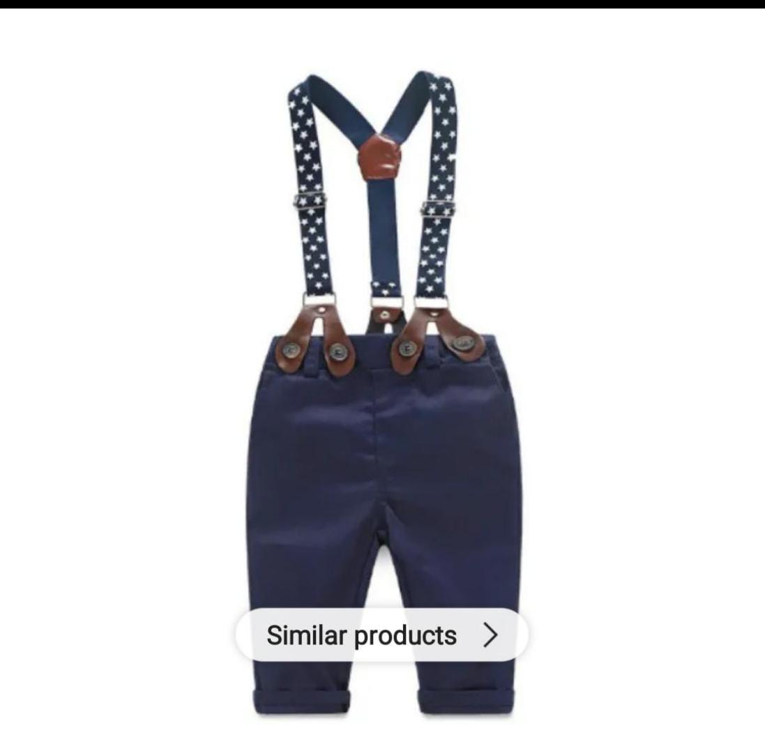 spring cotton gentleman baby boys clothes sets plaid long sleeve top bowtie shirt checked romper suspenders pants outfit Y10695