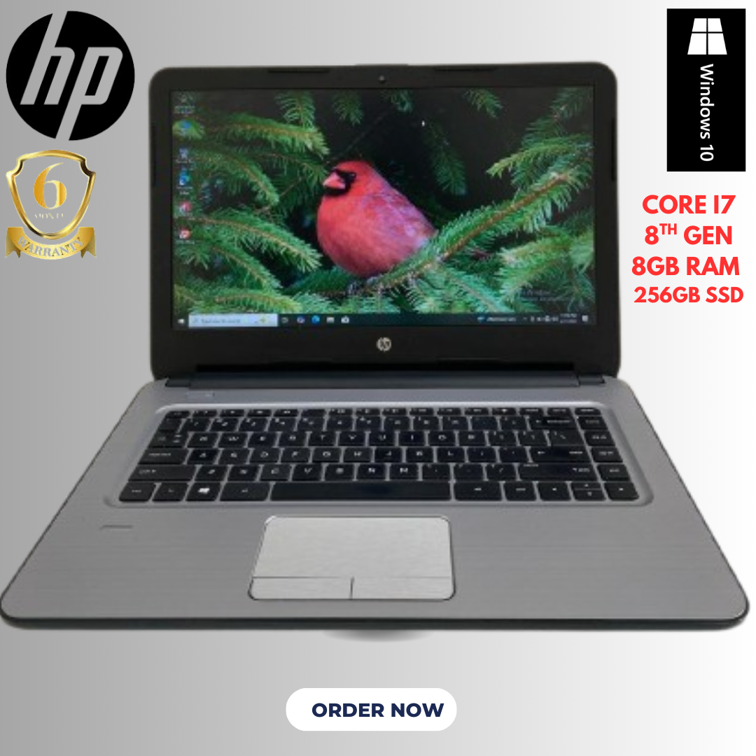 HP 348 G4 Laptop | Intel Core i7 (8 CPUs) | 8GB RAM | 256GB SSD | 14" Display | Windows | Business & School Ready