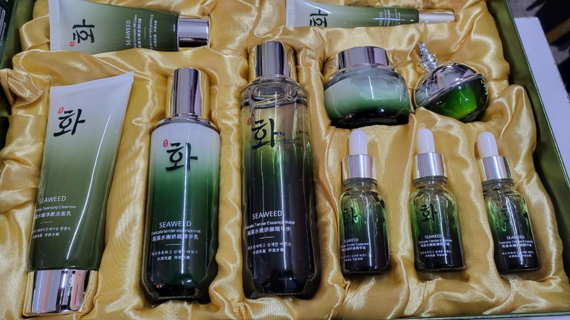 Korean seaweed skin care set
