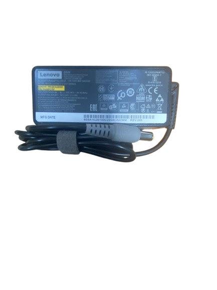 Genuine Lenovo 65W Laptop Charger – A17-065N2A Adapter, 20V 3.25A Slim Yellow Tip