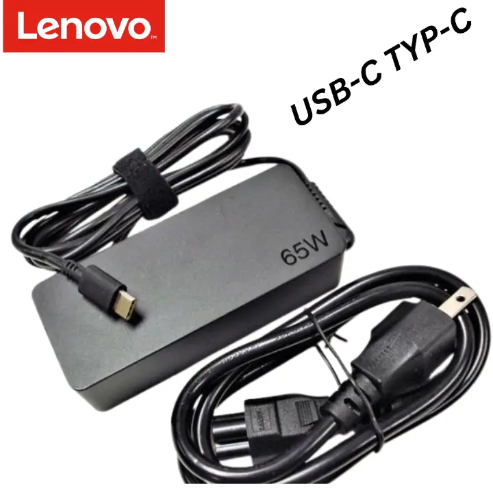 🔌 Original Lenovo 65W USB-C Type-C Laptop Charger – Fast, Durable & Safe Power Adapter