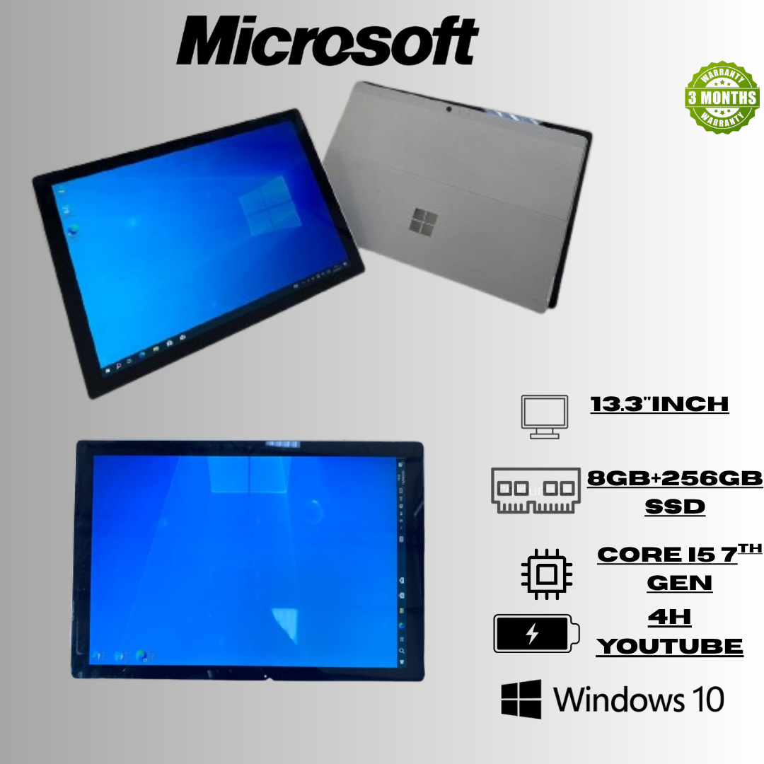 Refurbished Microsoft Surface with Intel Core i5 | 8GB RAM | 256GB SSD | Windows 10 Pro – Affordable & High-Performance Laptop