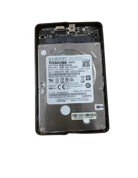 This 2.5-inch 500GB SATA external USB interface hard drive offers reliable data storage, secure backup, and high-speed performance. It is compatible with PCs, CPUs, and workstations, making it an idea