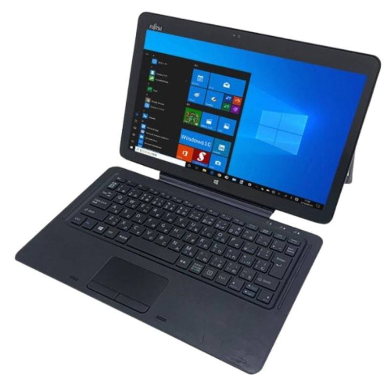 Fujitsu Arrows Tab R727/P Touchscreen – Intel Core i3 7th Generation 2.40GHz Processor, 4GB DDR4 RAM, 128GB SSD Storage, 12.5-Inch Full HD Display, Detachable Keyboard, Windows 10 Pro.
