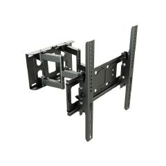 Double Arm Wall Bracket Full Motion Swivel Heavy Duty TV Wall Mount Bracket Supports 32″ to 85″ TV