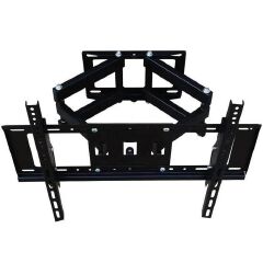 Double Arm Wall Bracket Full Motion Swivel Heavy Duty TV Wall Mount Bracket Supports 32″ to 85″ TV