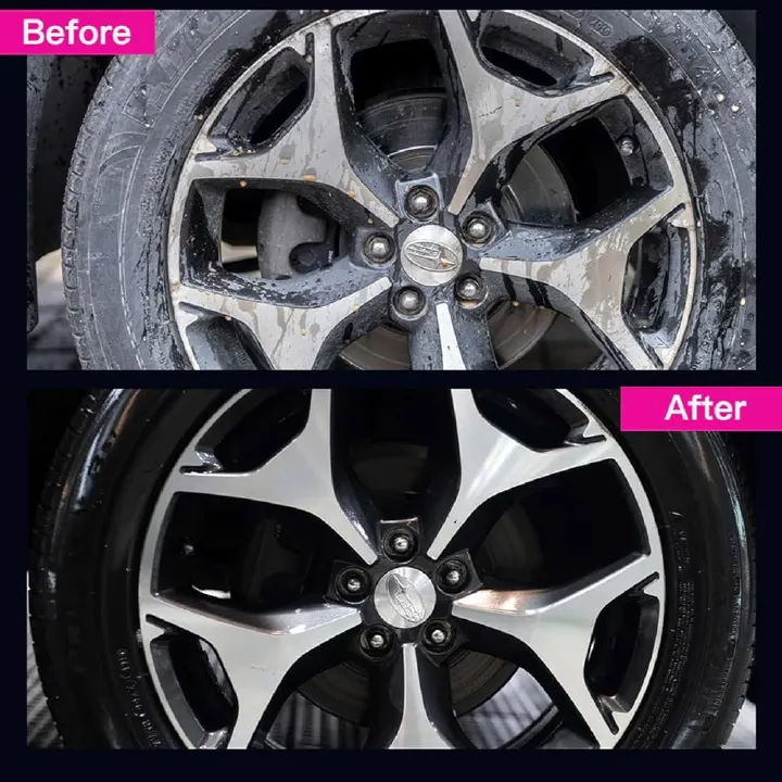 Wheel Cleaner 16oz - Tough Wheel Cleaning Spray For Car Wash Detailing | Rim Cleaner