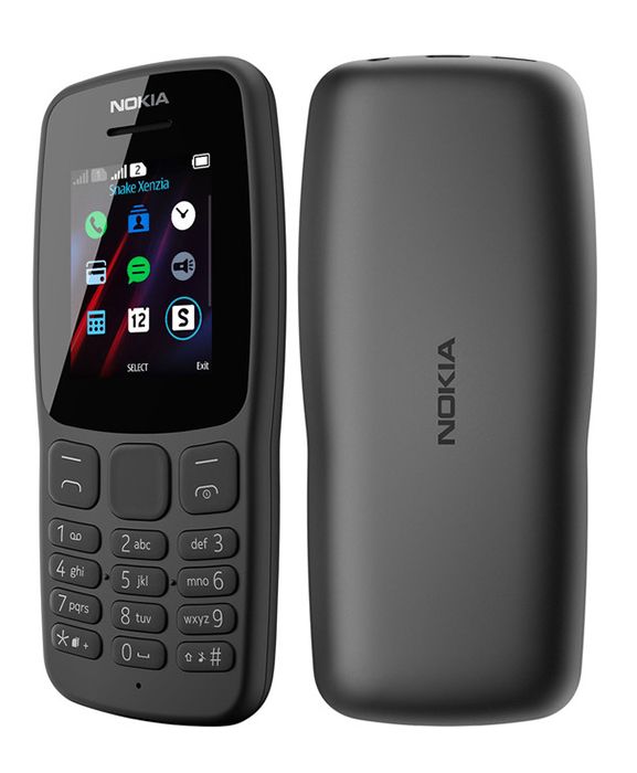 Original Mobile Phone Nokia 105 / 106 Dual SIM Phones| 4MB Memory 1.77" Screen| FM Radio Long -Lasting Battery