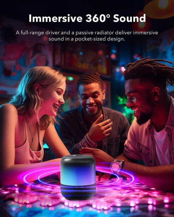 Anker Soundcore Glow Mini Portable Bluetooth 360⁰ sound and light Speaker