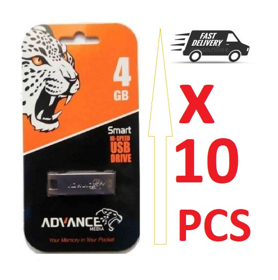 10 PCs Wholesale Price - Advance Metalic Quality [128GB/ 64GB/ 32GB / 16GB / 8GB / 4GB / 2GB] Flash Disk for Re-Sale
