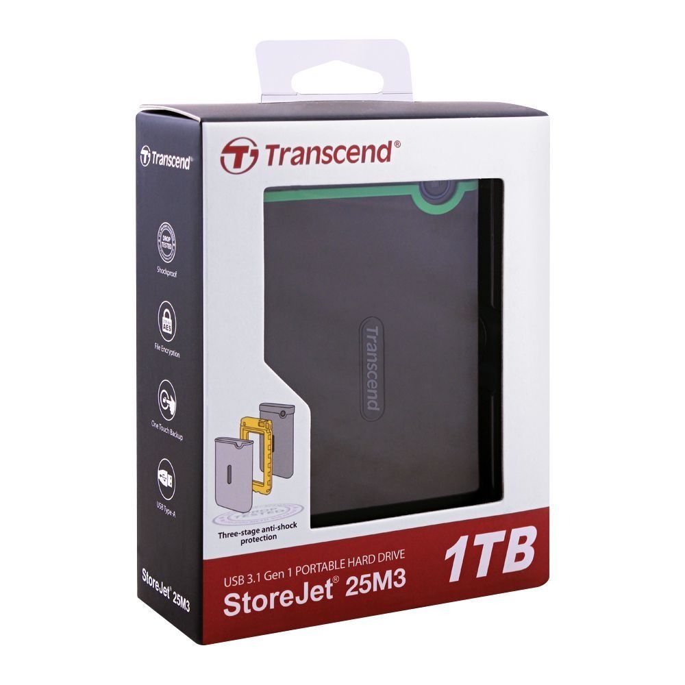 Reliable Transcend External Hard Disk for Secure Data Storage