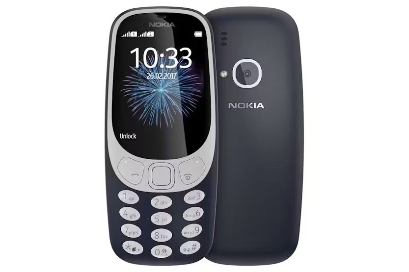 New Design Nokia 3310 2G | Black/Dark Blue - Original