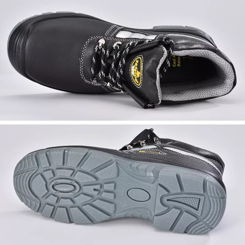 Safetoe Site Black Protective Work Boots