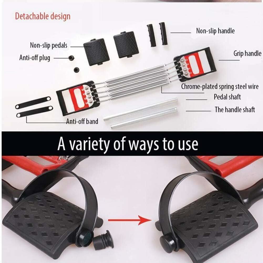 3 in 1 Tummy Trimmer with Multifunctional Chest Expander For Men And Women, Traditional Hand Clamp And Elastic Foot Pedal Exercise Sit-Up Pedal Pull Rope