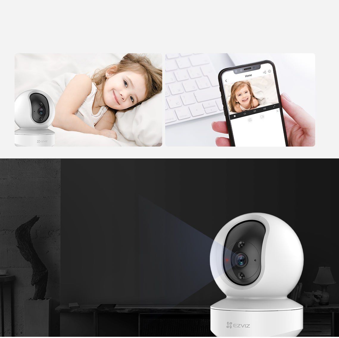 EZVIZ TY1 Camera 1080P Smart PTZ Pan Tilt Zoom WiFi Camera