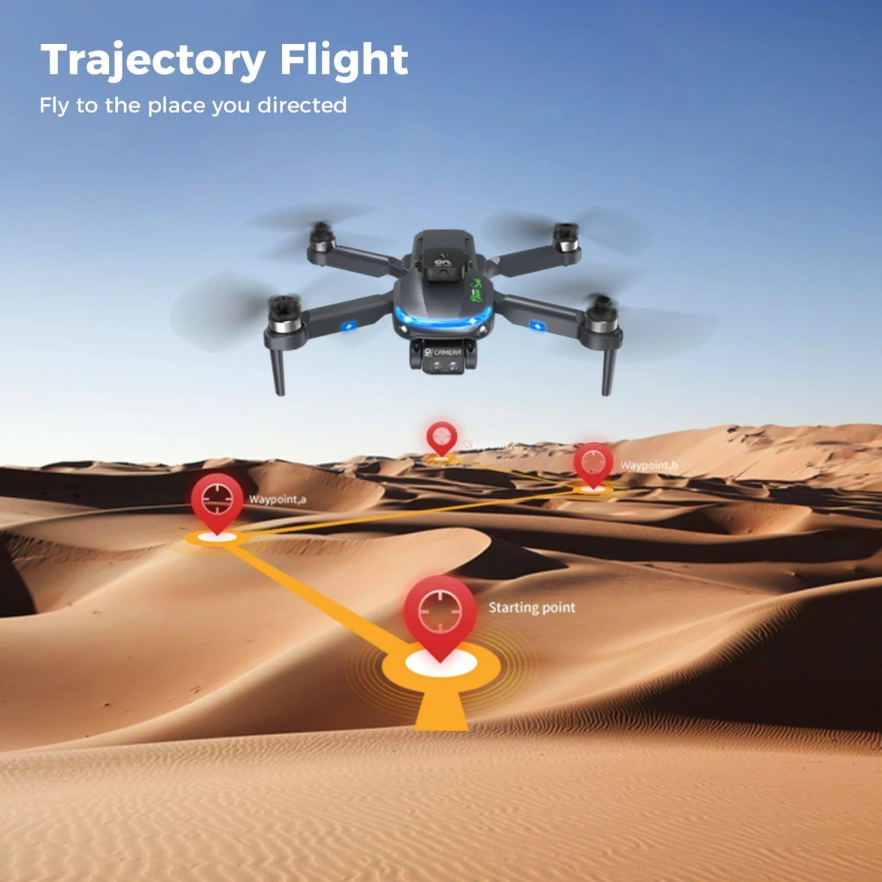 S118 Drone - Foldable RC Quadcopter with Brushless Motor and HD Camera | Aerial Photography Four Axis Aircraft Toy for Beginners, Kids, Outdoor