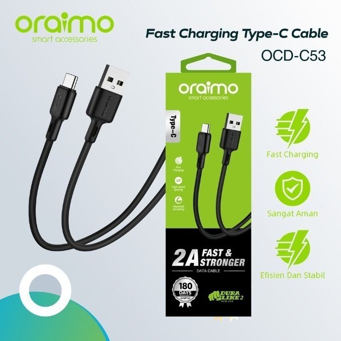 Oraimo 2A Fast Charging Type-C and Data Cable