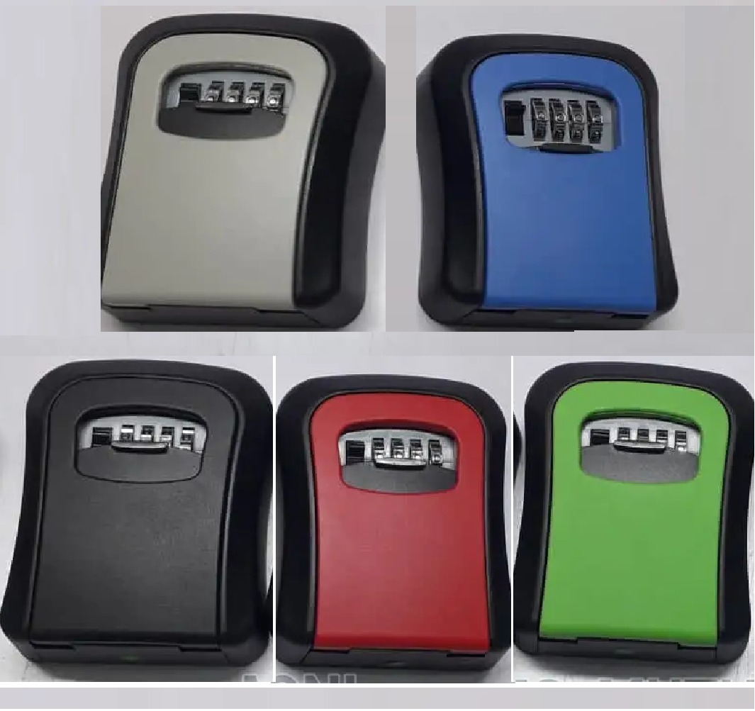 Key Safe Wall Mounted, Key Lock Box Outdoor, Combination Key Safe Lock Box, Waterproof and Security Key Lockbox, Key Cabinet Key Safe Outside for Garage School Elderly Parents Spare House Key Storage