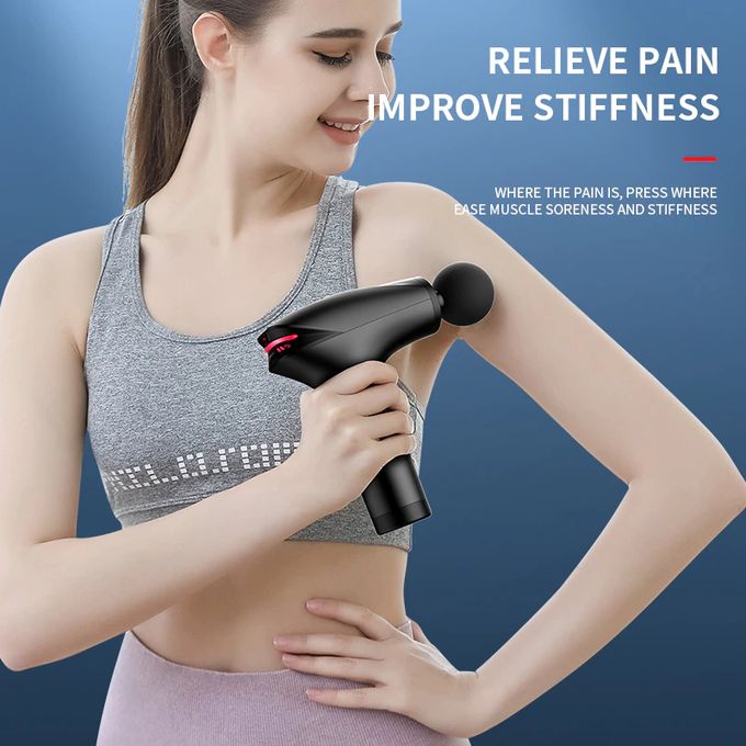 Massage Gun Professional Deep Muscle Massager, 8 Speeds, 5 Heads
