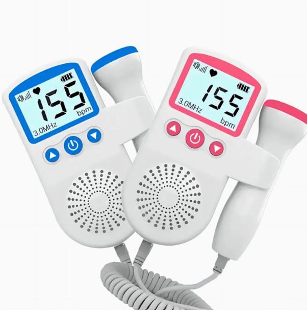 Portable Fetal Doppler Heart Rate Monitor Home Baby Fetal Heart Doppler Your Portable Pregnancy Companion With 50-230M Measuring Hz, LCD Display, And Pocket Size Monitor For Pregnancy