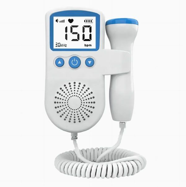 Portable Fetal Doppler Heart Rate Monitor Home Baby Fetal Heart Doppler Your Portable Pregnancy Companion With 50-230M Measuring Hz, LCD Display, And Pocket Size Monitor For Pregnancy