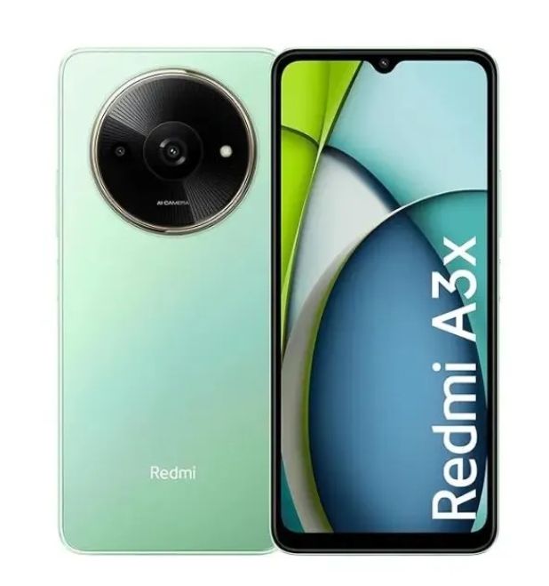 [New Arrival] XIAOMI Redmi A3X 64GB+3GB RAM 6.71" 4G Network 5000mAh Battery 8MP AI Camera 10W Fast Charging Fingerprint Sensor Android 14 Smart Phones