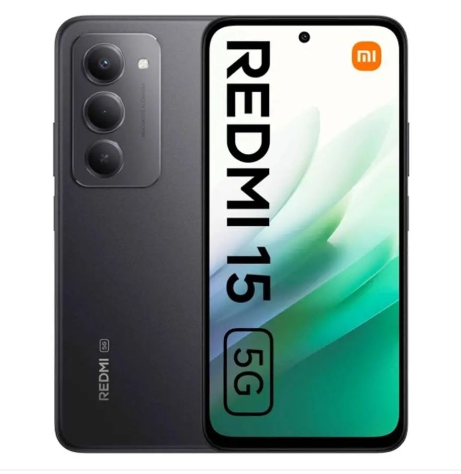 [Black Friday Deal] XIAOMI Redmi 15 5G 256GB+16(8+8)GB 6.9" IPS LCD 144Hz Display 50MP Camera 7000mAh Battery 33W Fast Charging Dual SIM IP64 Rated Corning Gorilla Glass 3 AI Smartphone Fingerprint