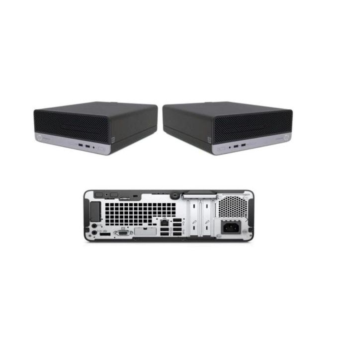 HP Refurbished ProDesk 400 G5 Core i7 8GB 1TB HDD 8TH Gen Business SFF Desktop CPU + 20 Inch Monitor