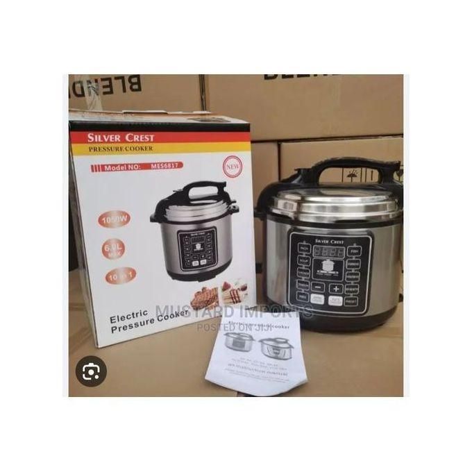 SILVER CREST 6L Digital Stainless Multifunctional Electric Pressure Cooker