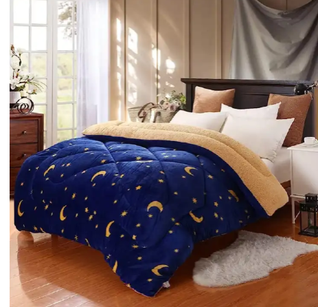 1 PC 5*6 Soft Velvet Woolen Duvet- Nice Feel Durable Duvet Blanket