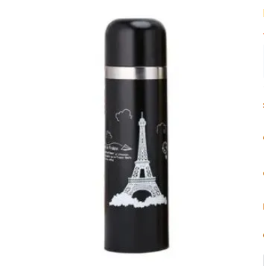 1Pc 500ML Metallic Thermos Vacuum Flask Travel Cup water bottle