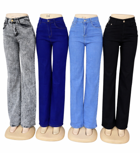 1Pc Fashion Ladies Mummy Jeans Classy and Durable Fit For All Sizes Fine Wear Women Trouser.