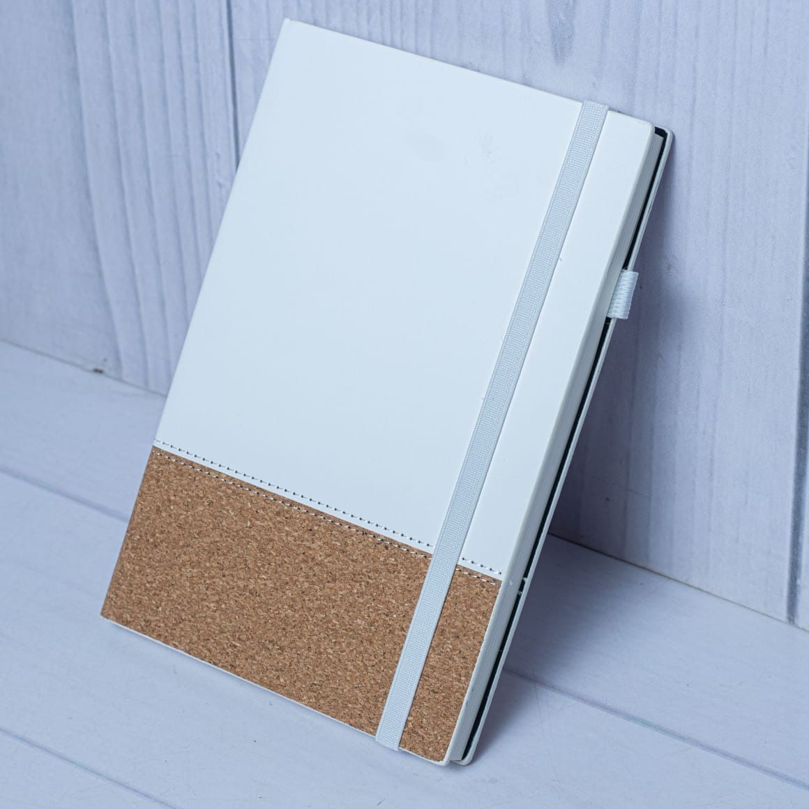 A5 White Woodbase Eco-Notebook Diary