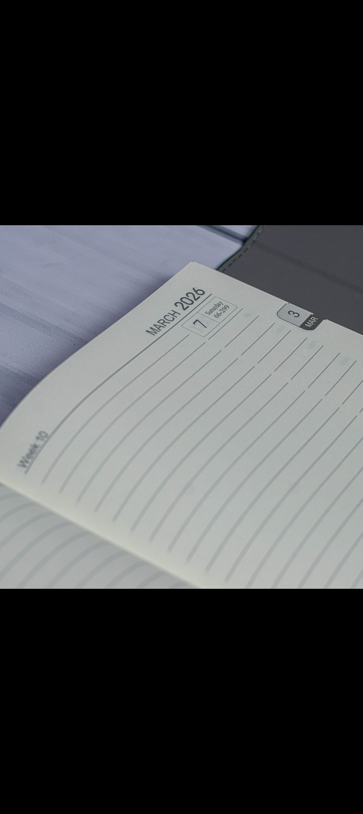 A5 2026 Red Leather Executive Diary