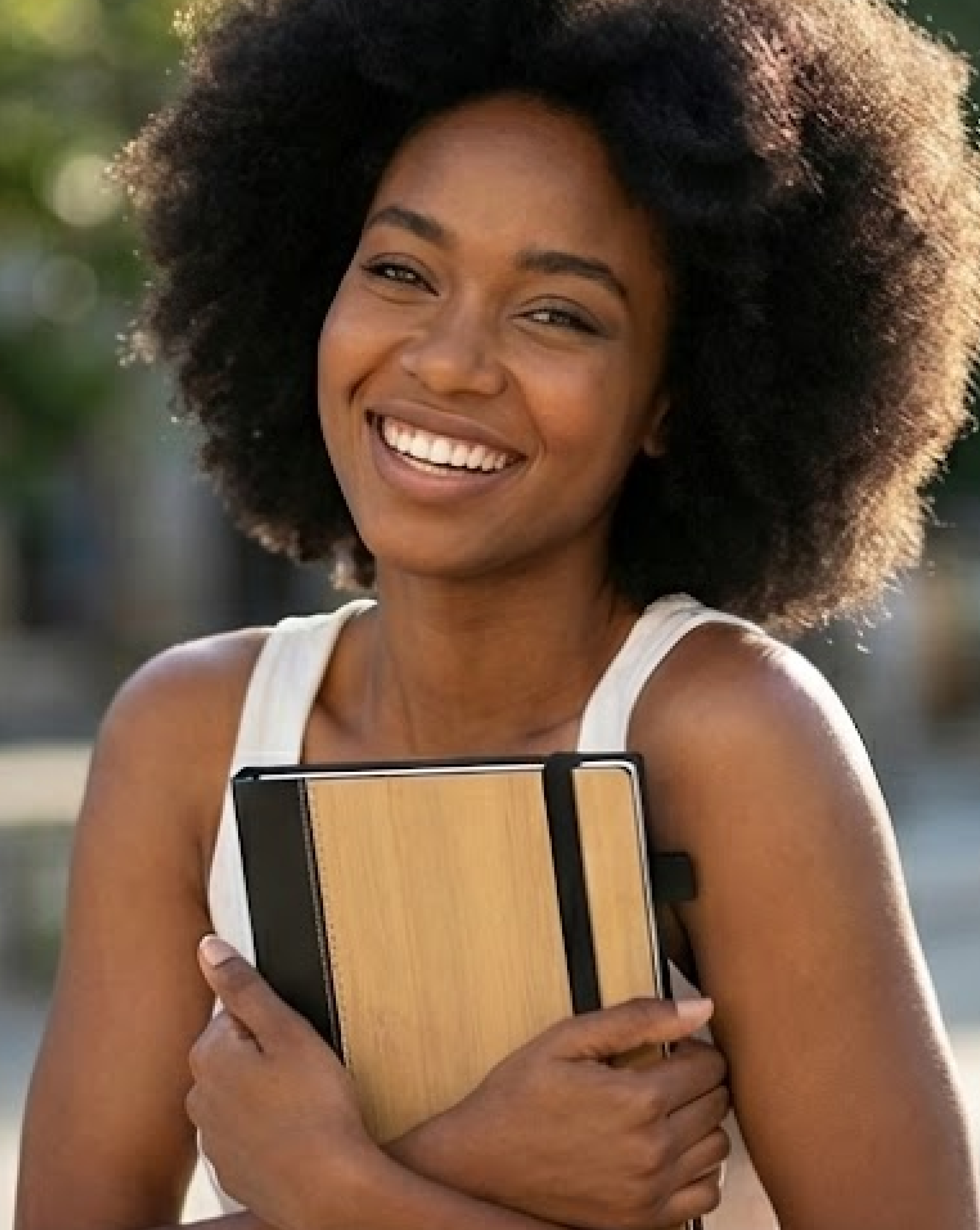 A5 Black Bamboo Notebook Diary - 2026
