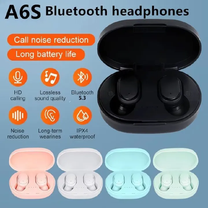 Wireless Bluetooth 5.3 Headphones Touch Control Earbuds With Mic Earphones Sport Waterproof Headset for All Phones Earphones for OPPO Xiaomi