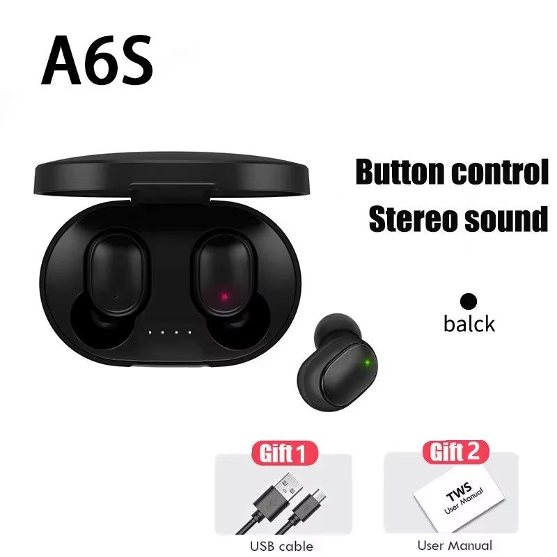 Wireless Bluetooth 5.3 Headphones Touch Control Earbuds With Mic Earphones Sport Waterproof Headset for All Phones Earphones for OPPO Xiaomi