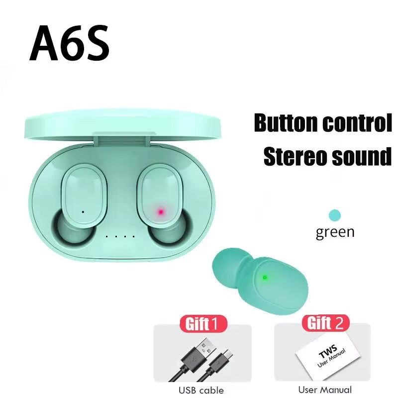 Wireless Bluetooth 5.3 Headphones Touch Control Earbuds With Mic Earphones Sport Waterproof Headset for All Phones Earphones for OPPO Xiaomi