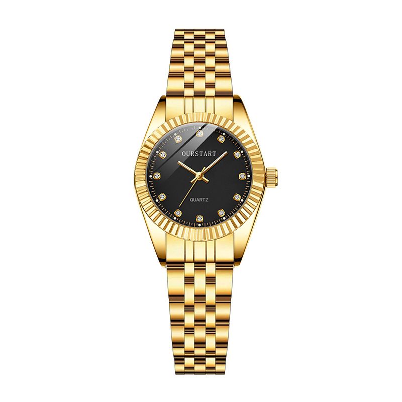 Diamond Business Dress Analog Quartz Stainless Steel Waterproof Luminous Luxury Casual Wrist Watch Couple Watches Fashion Pair Watches Men and Women