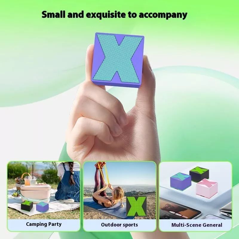 Bluetooth Speaker Wireless Outdoor Portable Mini subwoofer Powerful Volume Clear Stereo Sound Portable Low Latency Speaker Music Box