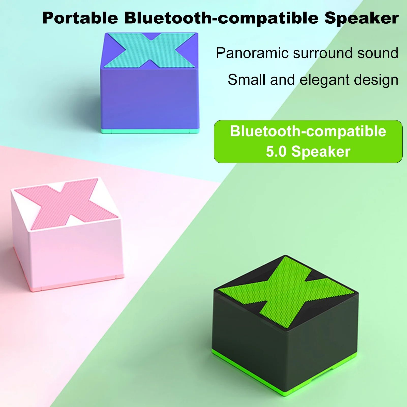 Bluetooth Speaker Wireless Outdoor Portable Mini subwoofer Powerful Volume Clear Stereo Sound Portable Low Latency Speaker Music Box